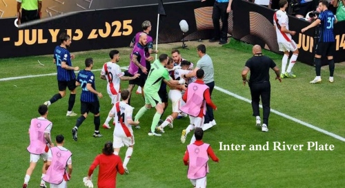 فوتبال اینتر و ریور پلاته Inter and River Plate